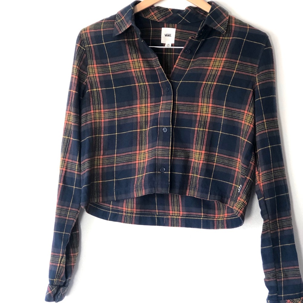 Vans cropped flannel
